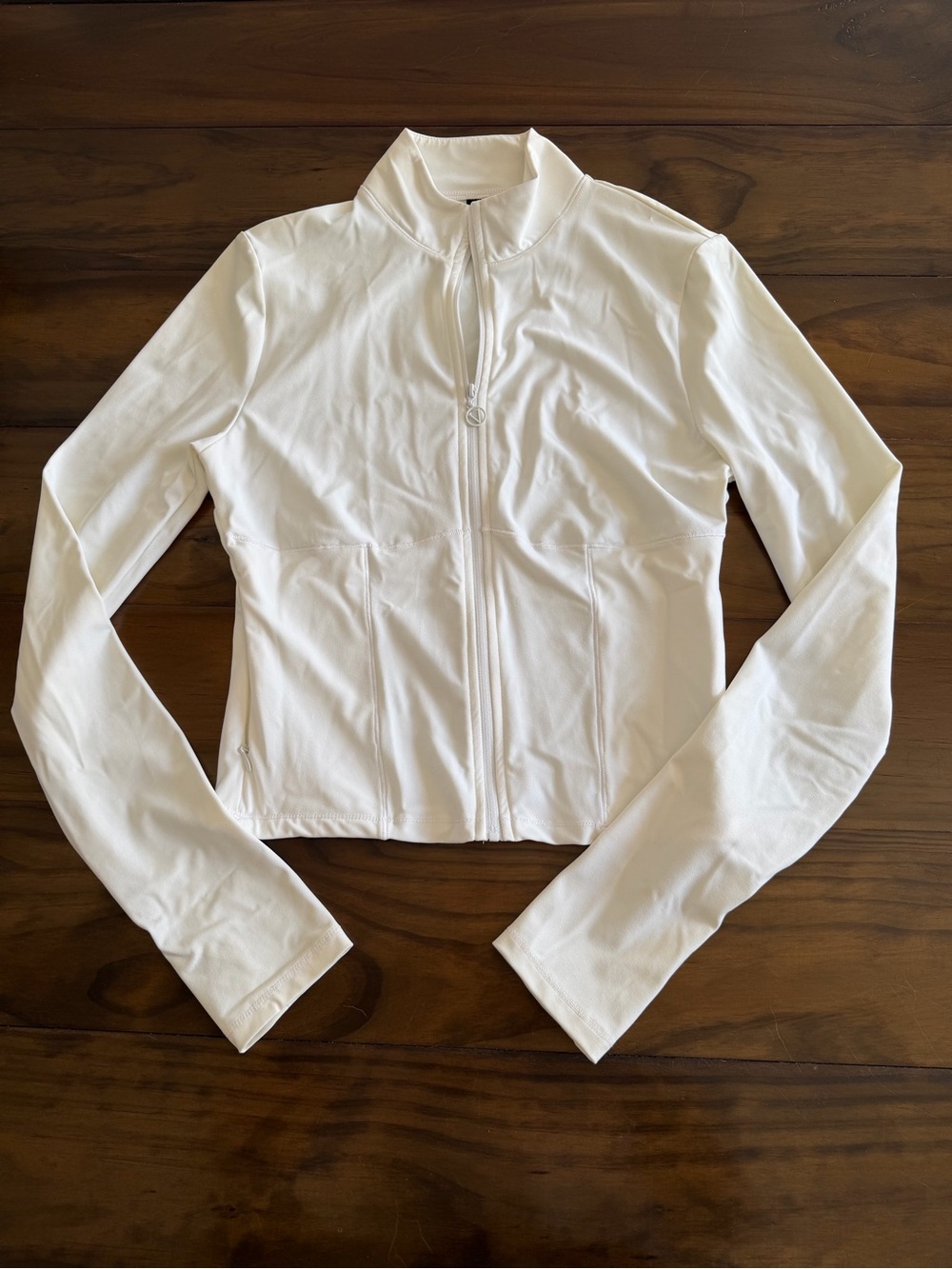Victoria's Secret White Zip-Front Jacket